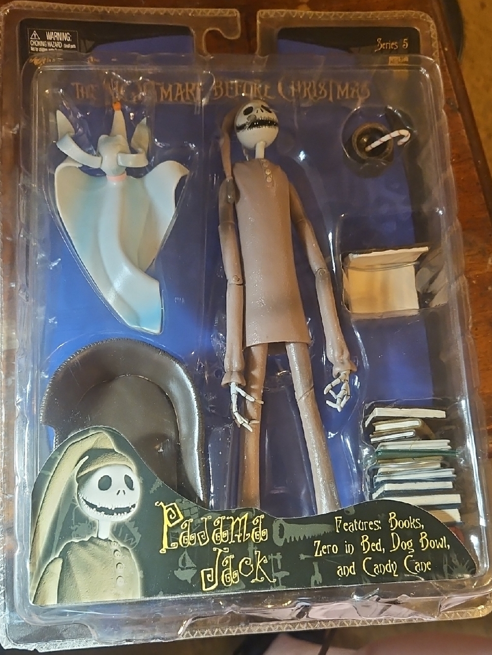 Vintage Nightmare Before Christmas Pajama Jack and Zero Series 5 Action Figures